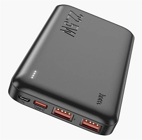 HOCO (6931474782472) J101 Astute 22.5W fully compatible 10000 mAh черный Повер банк