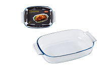 MALLONY IDEALE, 2,7 л, с ручками, прямоугольной формы, из боросиликатного стекла (103631) Форма для выпечки MALLONY Форма для запекания IDEALE, 2,7 л,