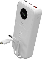 MORE CHOICE (4620202552822) PB35-20 20000mAh 2USB+1Type-C 3.0A 22.5W+PD20W+QC3.0, белый Powe Bank