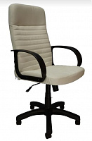 ЯрКресло Кресло Кр60 ТГ ПЛАСТ ЭКО5 (экокожа белая) Кресло компьютерное