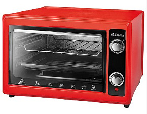 DELTA D-0122 красная 37л Мини печь