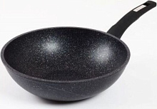 МЕЧТА 078803 Гранит star WOK 28 см съемная ручка Сковорода