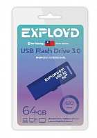 EXPLOYD EX-64GB-610-Blue USB 3.0 USB флэш-накопитель