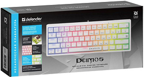 DEFENDER (45304) Deimos GK-303, белый Клавиатура