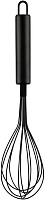 MALLONY Венчик, CLASSICO NERO, из нержавеющей стали, цвет - черный, non-stick (раб часть) (105282)