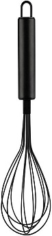 MALLONY Венчик, CLASSICO NERO, из нержавеющей стали, цвет - черный, non-stick (раб часть) (105282)