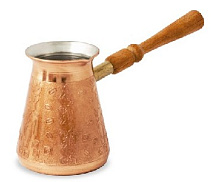 TIMA А-300с Арабика медная средняя 0,30л (цельная) с сьемной ручкой Турка