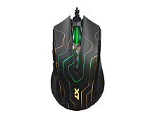 A4TECH X89 Maze оптическая (2400dpi) черная Игровая проводная мышь