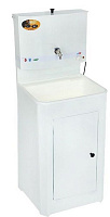 ВИХРЬ 74/4/4 Умывальник дачный ЛЮКС, с подогревом, пластиковая мойка, цвет белый Умывальник