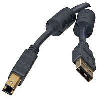5BITES UC5010-030A EXPRESS USB2.0 / AM-BM / FERRITES / 3M / BLACK кабель USB