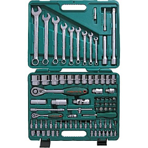 JONNESWAY S04H52482S универсальный 1/4", 1/2"DR, 82 предмета Набор инструмента