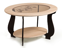 БИТЕЛ СЖ-25 (ДУБ/ВЕНГЕ, Р-2) Журнальный стол