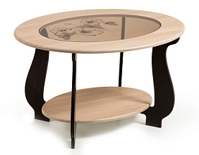 БИТЕЛ СЖ-25 (ДУБ/ВЕНГЕ, Р-2) Журнальный стол