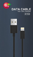 AKSBERRY X153 для LIGHTNING 2.4 , черный КАБЕЛЬ USB AM / 8PIN / 30PIN