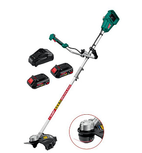 ЗУБР ТАБ-365-22 36В бесщеточный триммер, 2х18В АКБ (2Ач) Триммео