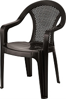 DECORONA DC628120011 DeVeranda садовое 540x535x785 мм, круглая сетчатая спинка, теплый орех