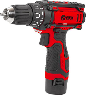 EDON AD-12А черный/красный 15420 12В, 2аккум Дрель-шуруповёрт