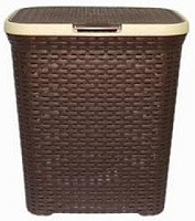 VIOLET Ротанг 40л (коричневый) 184001 Корзина для белья