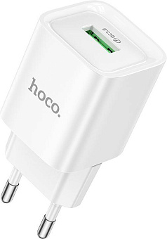 HOCO (6942007630214) C145A 1USB 3.0A QC3.0 18W White СЗУ