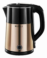 KELLI KL-1802 Бронзовый Чайник электрический