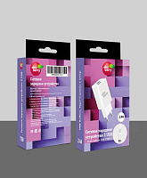 AKSBERRY (6900203240019) T38 2 USB 2.4A + Type-C белый АККУМУЛЯТОРЫ И ЗАРЯДНЫЕ УСТРОЙСТВА