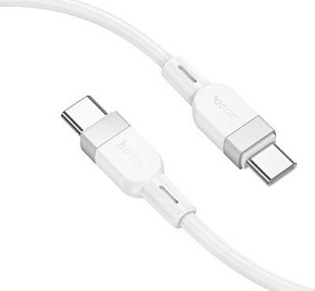 HOCO (6942007636278) X109 USB 3.0A 60W для Type-C Type-C White 1 м Кабель