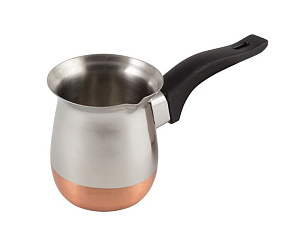 MALLONY Кофеварка стальная 350 мл, модель CW-350 (турка) (985206) Турка MALLONY Кофеварка стальная 350 мл, модель CW-350 (турка) (985206)