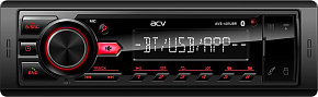 ACV AVS-401UBR (1din/База 36мм/красная/Bluetooth/USB/TYPE-C/AUX/SD/FM/4*50) Автомагнитола