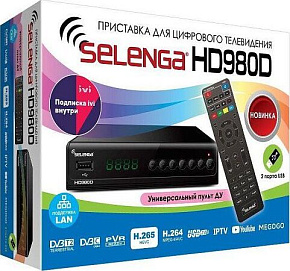 SELENGA HD980D эфирный DVB-T2/C тв ресивер, тюнер бесплатного IPTV, медиаплеер ВВ4073 ПРИСТАВКИ DVB-T/DVB-T2