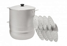 КАЛИТВА 180645 алюм 6,0л 4 диска Мантоварка КАЛИТВА 180645 Манты-казан алюм 6,0л 4 диска