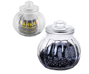 MALLONY Стеклянная банка для сыпучих продуктов с крышкой BOLLA, объем: 2.25 л (003609) Стеклянная банка