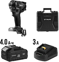 STAVR SWI 18BL-380V-1К Гайковерт аккумуляторный STAVR SWI 18BL-380V-1К