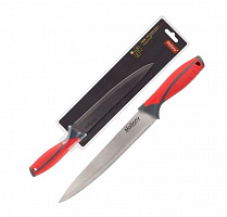 MALLONY Нож с прорезиненной рукояткой ARCOBALENO MAL-02AR разделочный, 20 см (005521) Нож