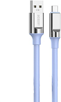 AKSBERRY (6900291890011) X159 Silicone USB-A Type-C, синий Кабель AKSBERRY (6900291890011) X159 Silicone USB-A Type-C, синий