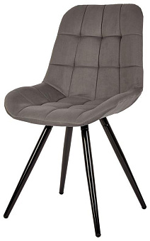 POLINI Home Verona SM, серый-черный (2 кор.) Стул обеденный