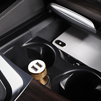 REXANT (18-1199) Автозарядка в прикуриватель 2хUSB (АЗУ) (1000+2100 mA) REXANT АЗУ
