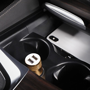 REXANT (18-1199) Автозарядка в прикуриватель 2хUSB (АЗУ) (1000+2100 mA) REXANT АЗУ