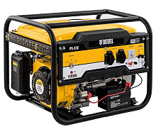 DENZEL PS-33E Генератор бензиновый, 3.3 кВт, 230В, 15 л, электростартер 94537 Генератор бензиновый