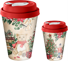 HOMVER Игрушки с крышкой 420мл с декором с клапаном (красный) 223137006/03 Емкость для сыпучих продуктов