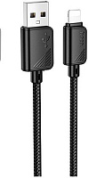 HOCO (6942007646116) X113i USB 2.4A для Lightning , черный Кабель
