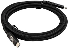ELTRONIC Кабель Type-C to Type-C 2.0м ( 1-60) 240W нейлоновая оплетка (черный) в пакете
