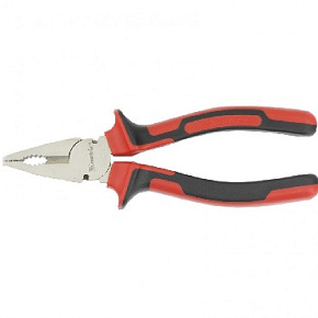 MATRIX Плоскогубцы NICKEL, 180 мм, никелированные, двухкомпонентные рукоятки 16904 Плоскогубцы