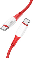 HOCO (6931474760524) X70 USB 3.0A 60W для Type-C Type-C Red 1 м Кабель