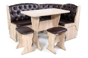 БИТЕЛ ОРХИДЕЯ ЛЮКС Дуб Сонома/Умбер (шоколад) Набор мебели для кухни