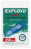 EXPLOYD 256GB 570 Blue 2.0 [EX-256GB-570-Blue] USB флэш-накопитель