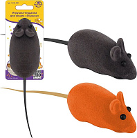 MULTIDOM Игрушка-пищалка для кошек "Мышка". Размер 13х2х3 см. VL40-100 Игрушка MULTIDOM Игрушка-пищалка для кошек "Мышка". Размер 13х2х3 см. VL40-100