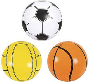 SUNCLUB 66018 (107398) Мяч надувной пляжный "Спорт" 66018 40 см Sunclub