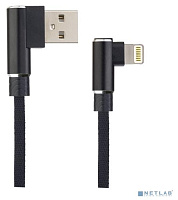 PERFEO (I4315) USB A - Lightning, 2.4A, угловой, черный, 1 м., Light Premium Кабель PERFEO (I4315) USB A - Lightning, 2.4A, угловой, черный, 1 м., Lig