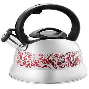 WEBBER BE-0520 Чайник из нерж.стали 3л, меняет цвет при закипании Чайник со свистком WEBBER BE-0520 3л, меняет цвет при закипании