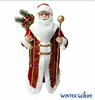 WINTER GLADE Фигурка Дед Мороз 60 см (красный), M0160 Фигурка
